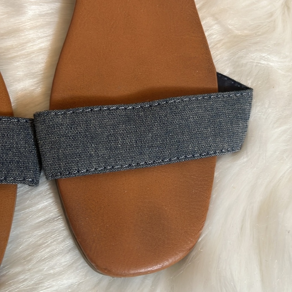 Gap Denim Crochet Open Toe Sandals - Picture 3 of 12